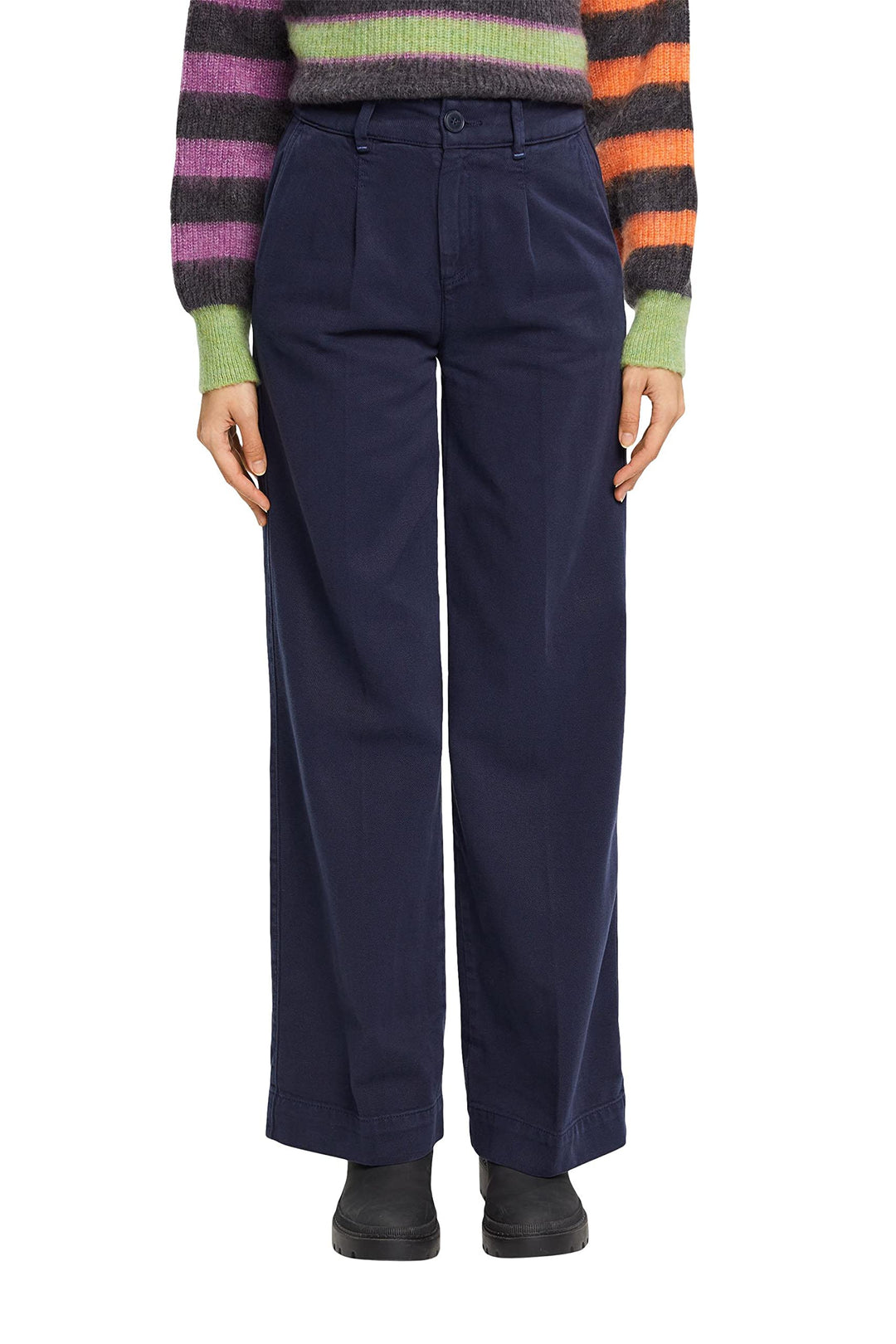 ESPRIT Damen Hose 32W / 32L 400/Navy, 32W / 32L 400/Navy