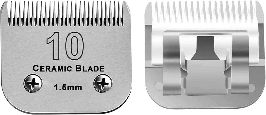 BESTBOMG Scherkopf 10, L: 1,5 mm kompatibel mit Oster Tierhaarschneidemaschine kompatibel mit Wahl H