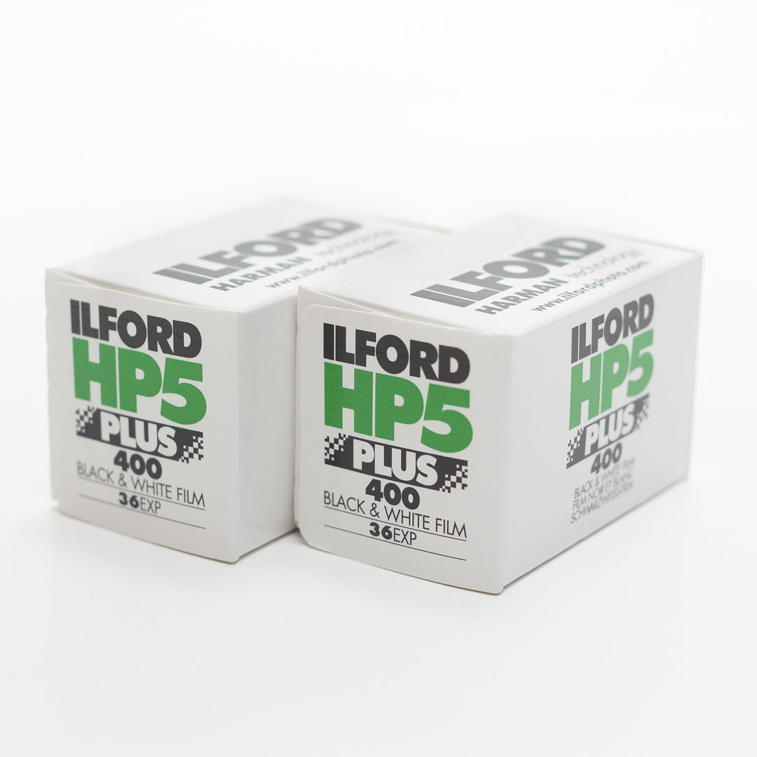 Ilford 1574577 HP5 Plus Schwarz-Weiss Druckfolie, 35 mm, ISO 400, 36 Aufnahmen (2 Stück) 1 PACK, 1 P