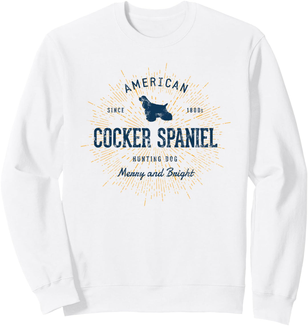 Cocker Spaniel Geschenk Vintage American Cocker Spaniel Sweatshirt