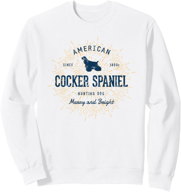 Cocker Spaniel Geschenk Vintage American Cocker Spaniel Sweatshirt