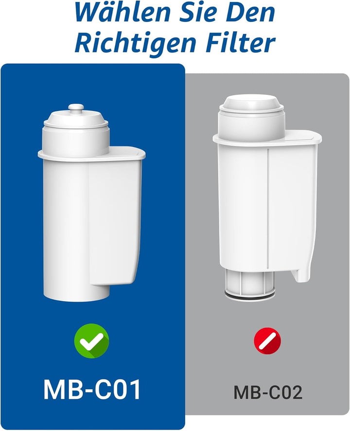 Maxblue Ersatz Filter für Siemens® EQ Series EQ6 EQ9 S700 EQ500, TZ70003, Brita® Intenza® 1016723 57