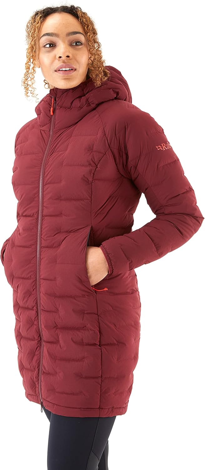 Rab Cubit Stretch-Daunenparka Damen rot