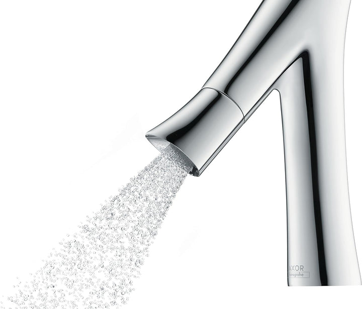 AXOR Wasserhahn Starck Organic 2-Griff Waschtischarmatur (Auslauf-Höhe 50 mm mit Zugstangen-Ablaufga