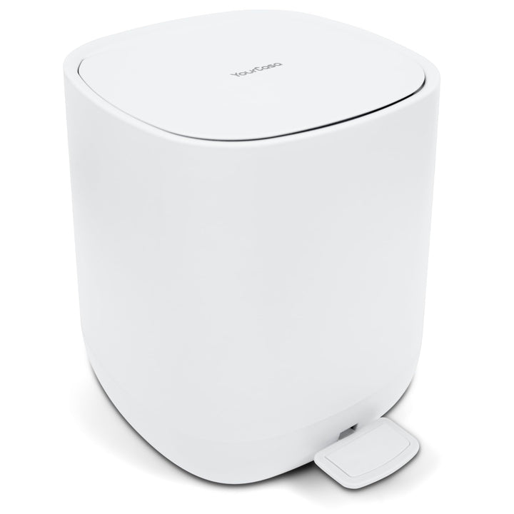 YourCasa Mülleimer Bad [5L] - Elegantes Design - Badeimer - Kosmetikeimer Badezimmer Klein - Badmüll