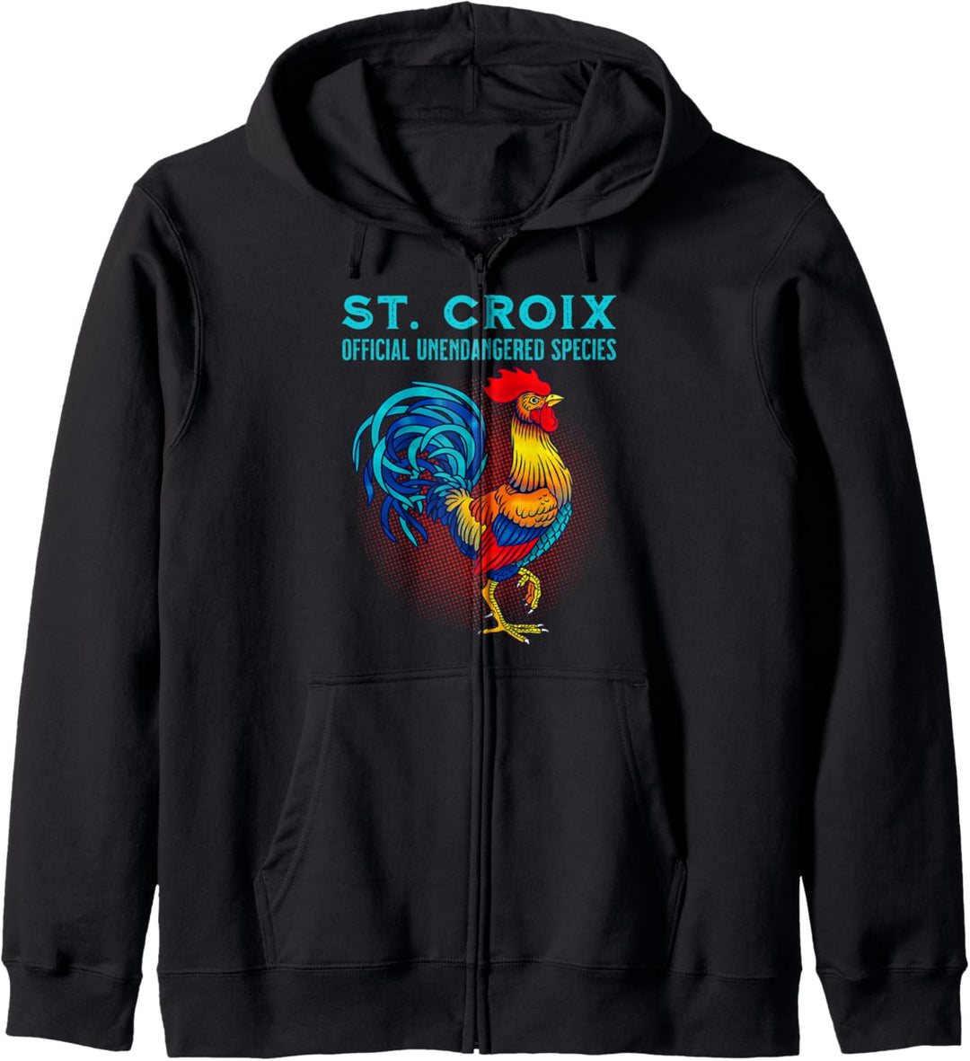 St. Croix Offizielles Souvenir ohne gefährdete Tierarten Kapuzenjacke