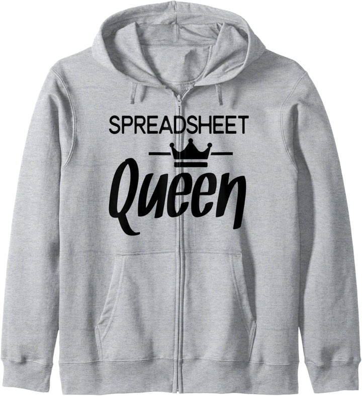 Spreadsheet Queen Funny Accounting Worksheet Lover Kapuzenjacke