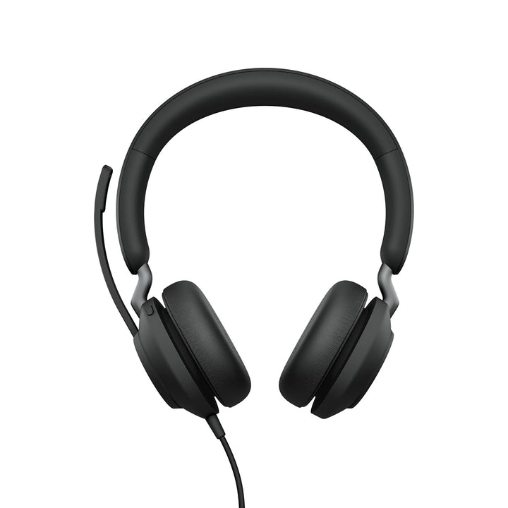 Jabra Evolve2 40 SE - Stereo-Headset mit verlängertem USB-C-Kabel, Geräuschunterdrückung und 3-Mikro