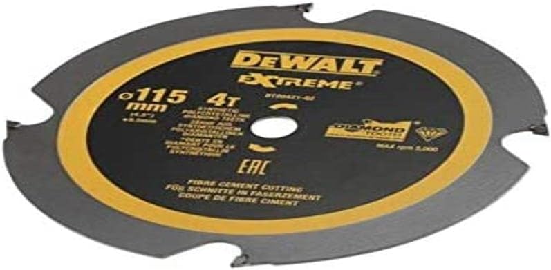 DEWALT DT20421-QZ Hojas para corte Multi-Material (Fibrocemento) 115x10mm x 4D