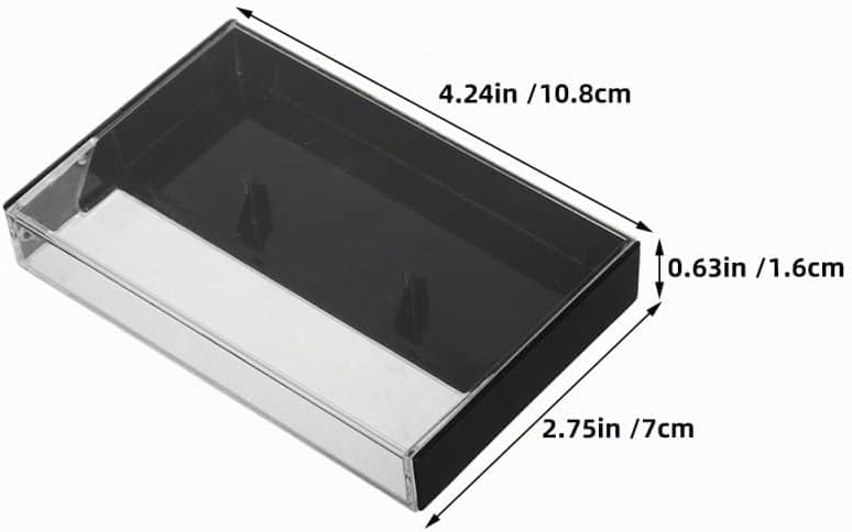 Supvox 20stücke Transparent Kassettendeckel Fall Audio Aufnahme Kassette Hülle Leer Lagerung Halter