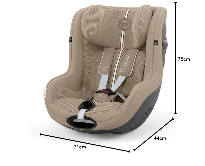 CYBEX Gold Kinder-Autositz Sirona G i-Size Plus, Ohne Base, Ab ca. 3 Monaten bis 4 Jahre, Max. 19 kg