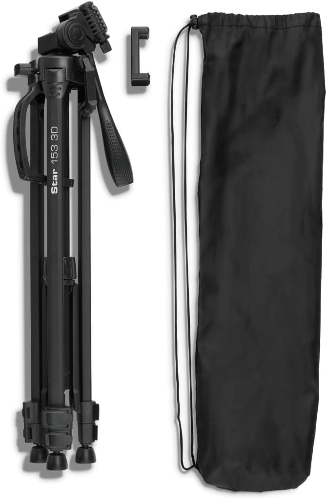 Hama Kamera Stativ (Kamerastativ & Fotostativ für Smartphone & Kamera, Tripod Smartphone, Handystati