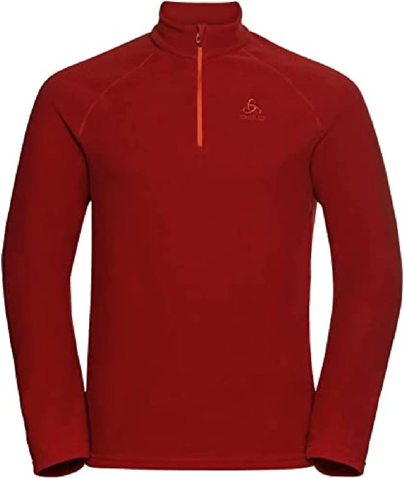 Odlo Herren Rigi_542592 Mid Layer mit Reissverschluss (1er Pack) S Ketchup, S Ketchup