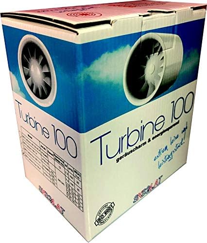Rohreinschubventilator Soundless Turbine Duo 100mm 100mm ohne