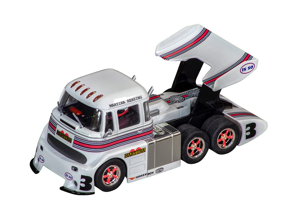 Carrera DIGITAL 132 Race Truck Cabover "Martina Rehsing Team, No.3" Auto für Autorennbahn Set für Er