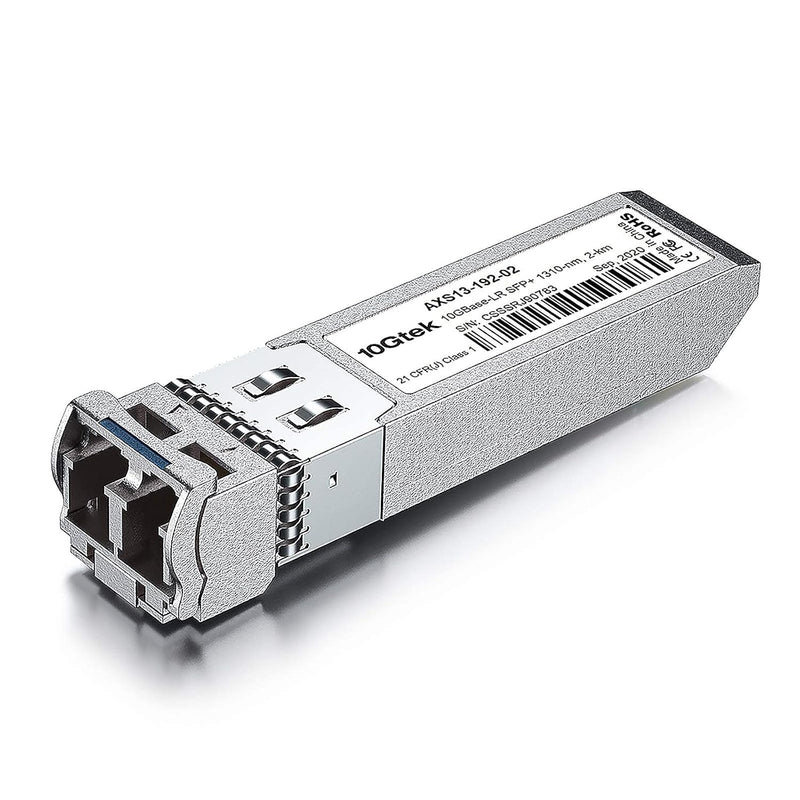 10Gtek 10GBase-LR Lite SFP+ IR Transceiver, 10G 1310nm SMF, bis zu 1.4 km, Kompatibel für Cisco SFP-