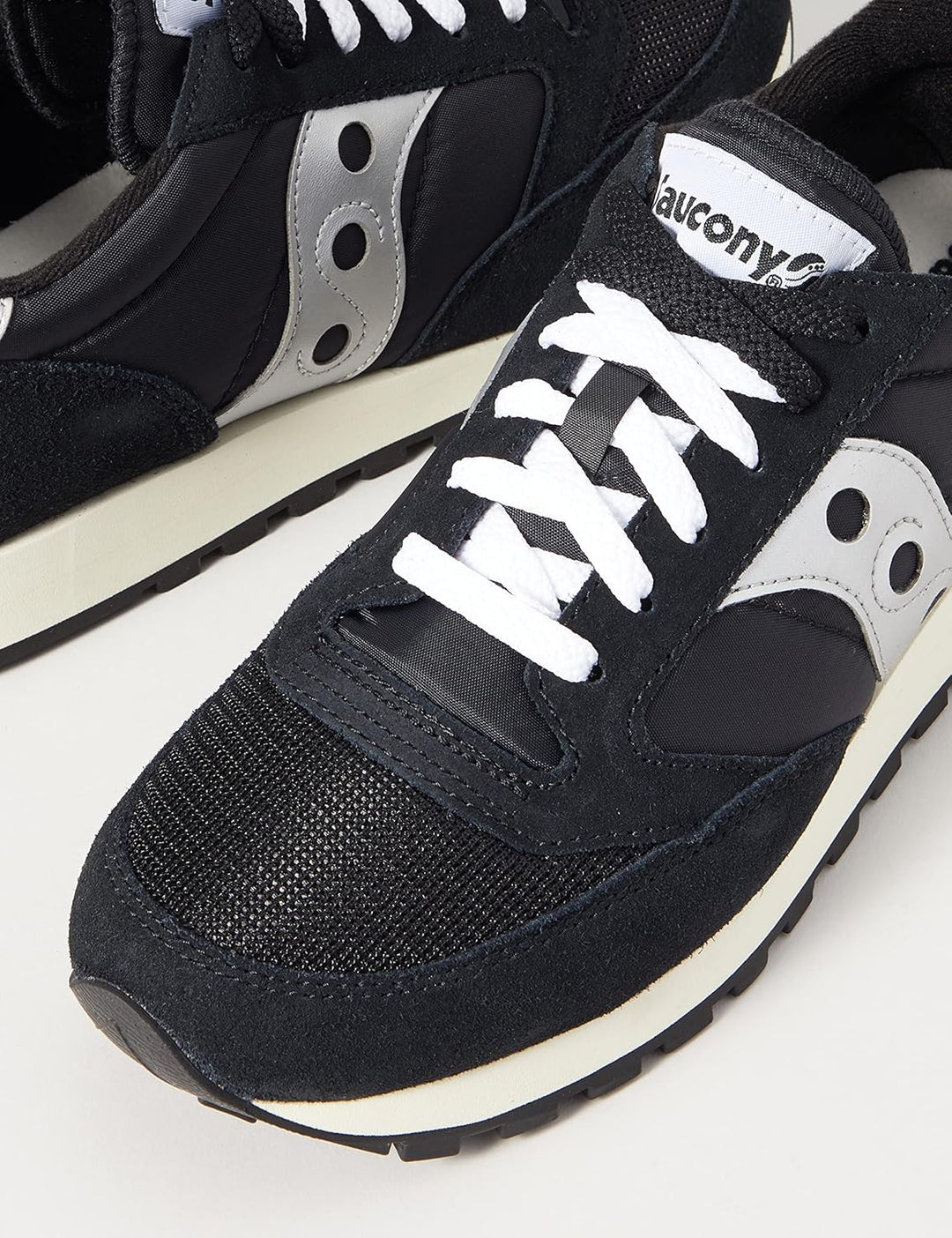 Saucony Damen Jazz Original Vintage 1 Sneaker 42 EU Black White, 42 EU Black White