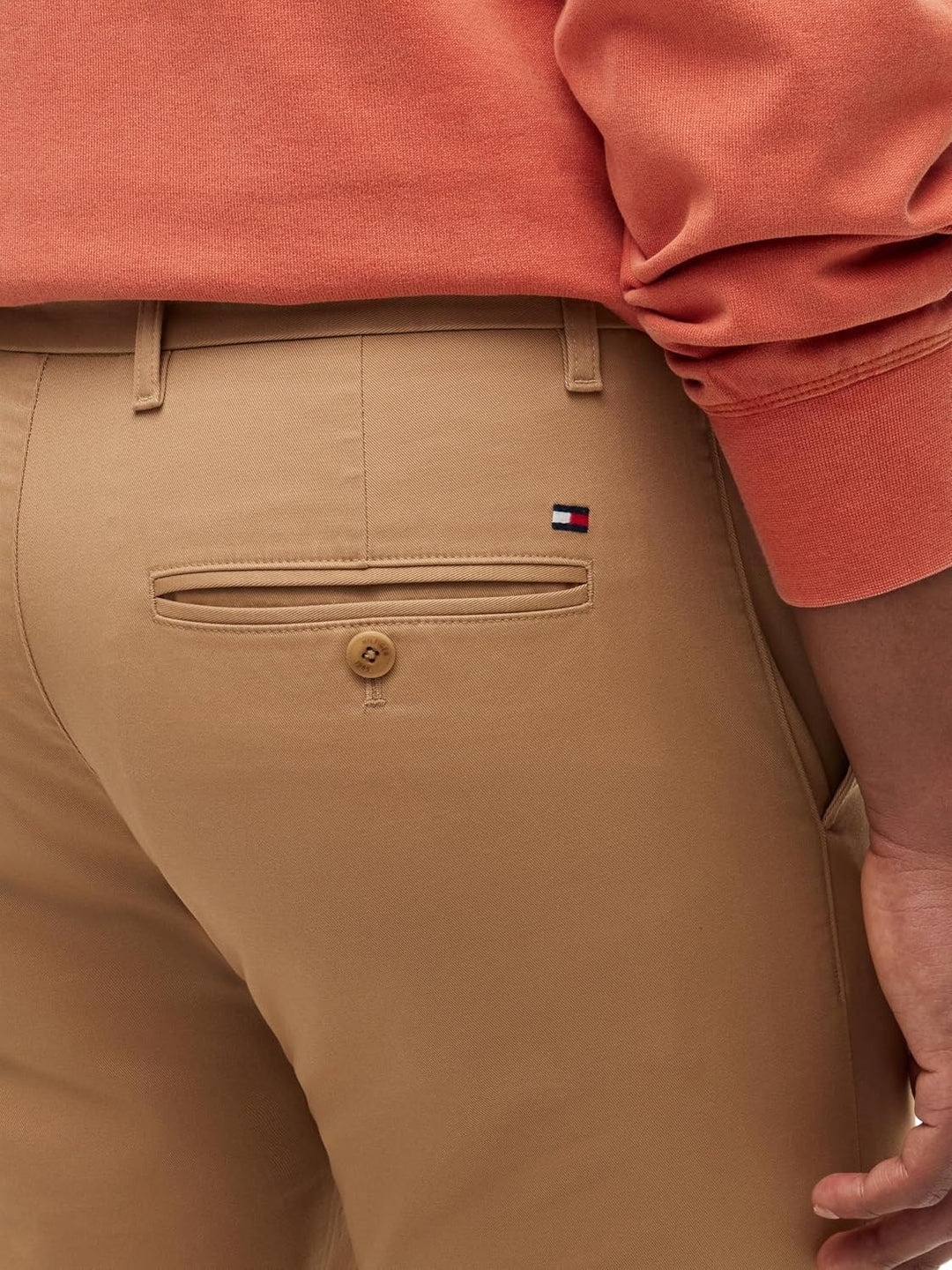 Tommy Hilfiger Herren Hose Bleecker Chino 1985 Pima Cotton Chino 28W / 29L Brown (Timeless Camel), 2