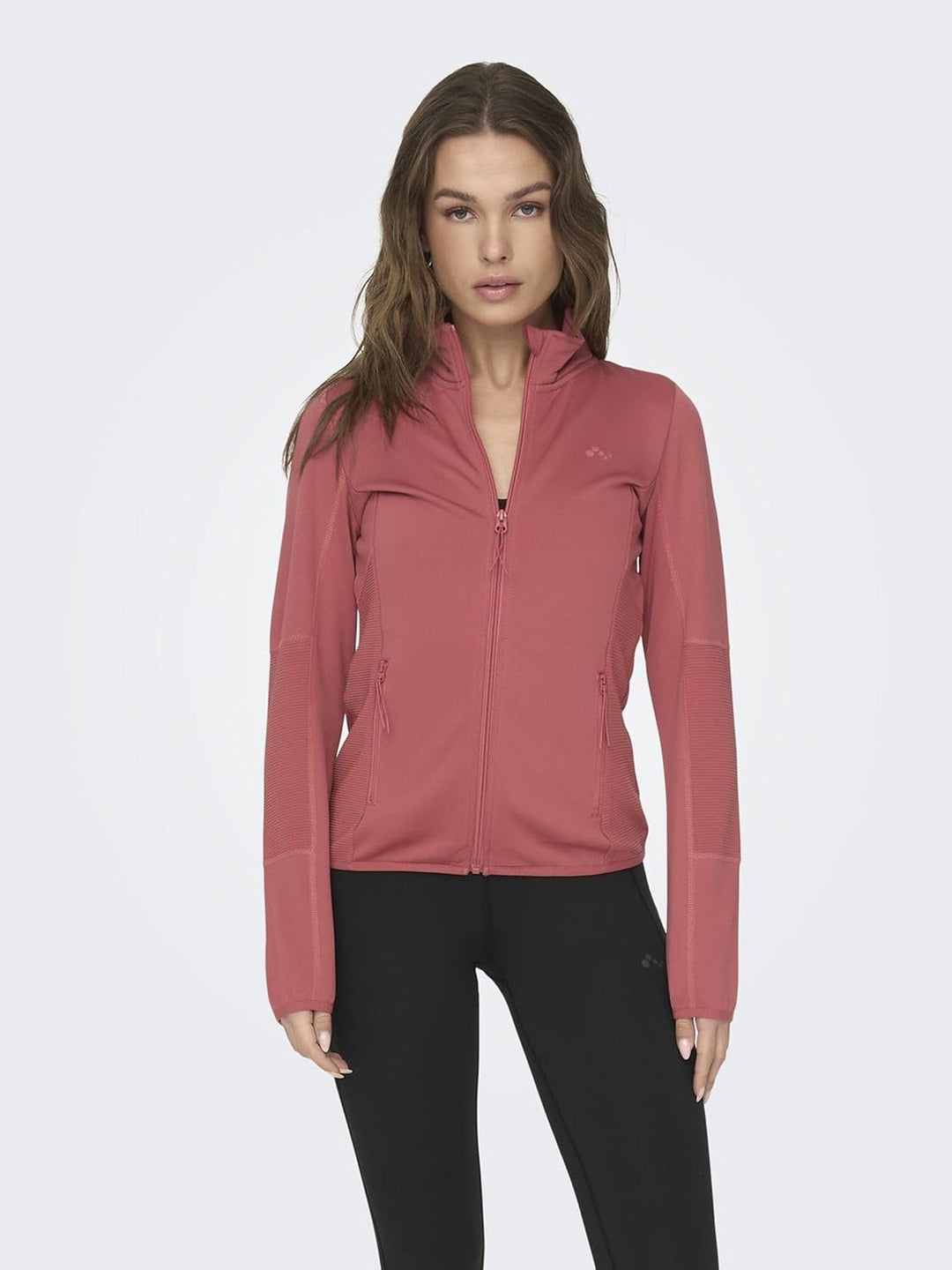 ONLY Damen Onpjetta Hn Fleece Jck Noos Jacke, S Mineral Red