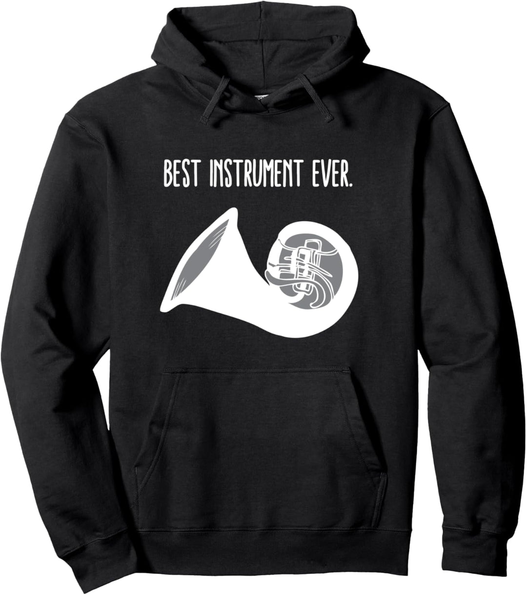 Französisches Horn Best Orchestra Musiker Schulband French Horn Pullover Hoodie