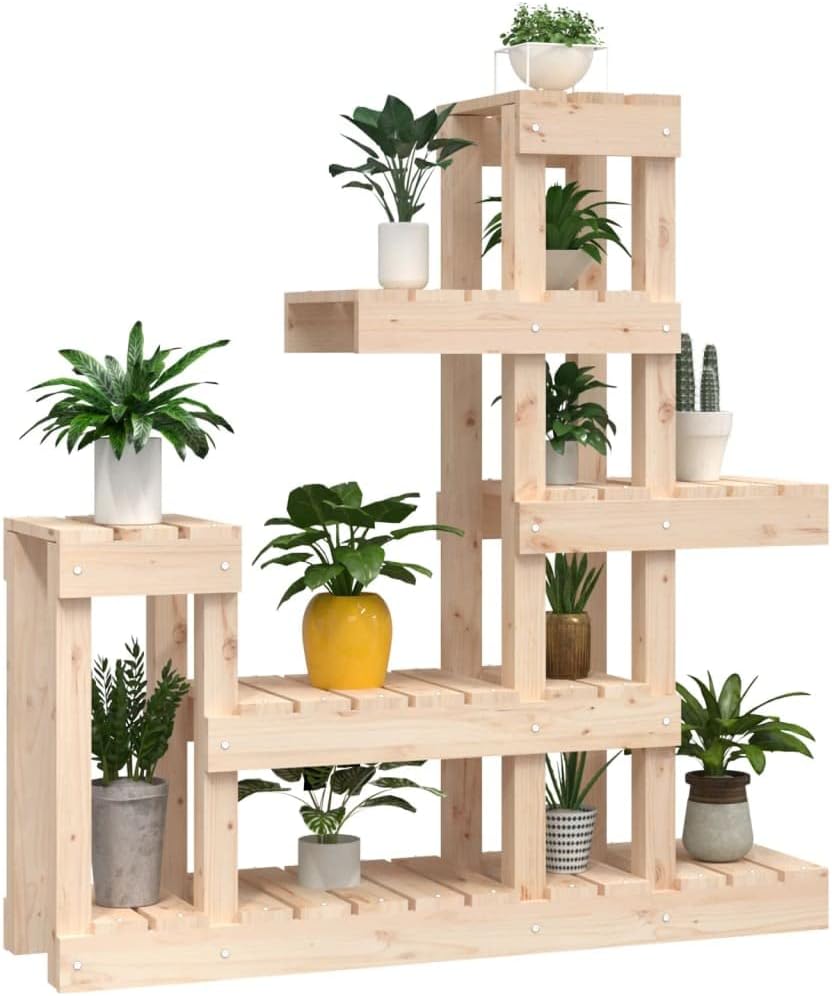 puraday Pflanzenständer Pflanzregale Outdoor Blumentopf Ständer Pflanzenregal Outdoor Pflanzenstände