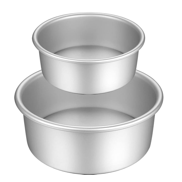 Gesentur Kuchenform Rund Backformen Set aus Eloxiertem Aluminium Antihaftbeschichtung, mit Boden Abn