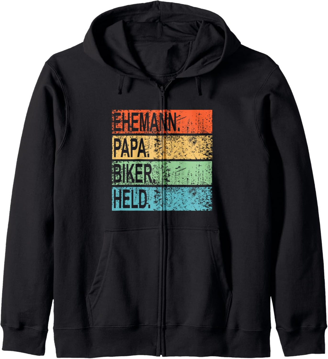Ehemann Papa Biker Held Motorrad Motorradfahrer Geschenkidee Kapuzenjacke