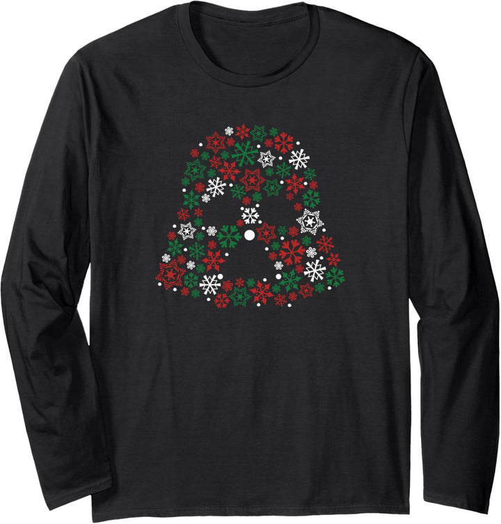 Star Wars Darth Vader Snowflake Holiday Langarmshirt