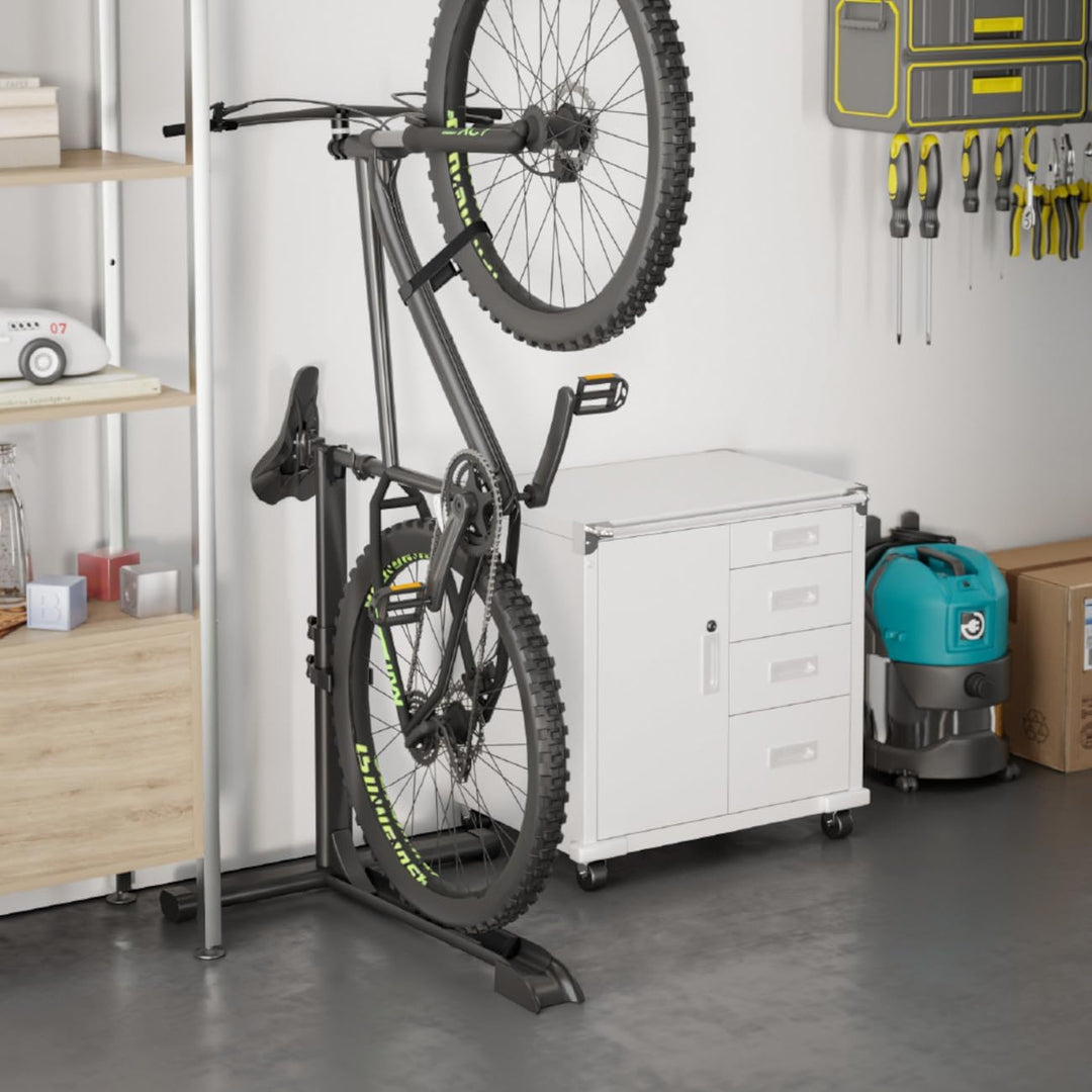 my wall platzsparender universal Fahrradständer - HR12L, Hinterrad Fahrradständer für Garage, Keller