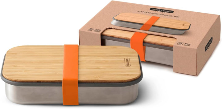 Edelstahl Sandwich 900 ml Orange, 900 ml Orange