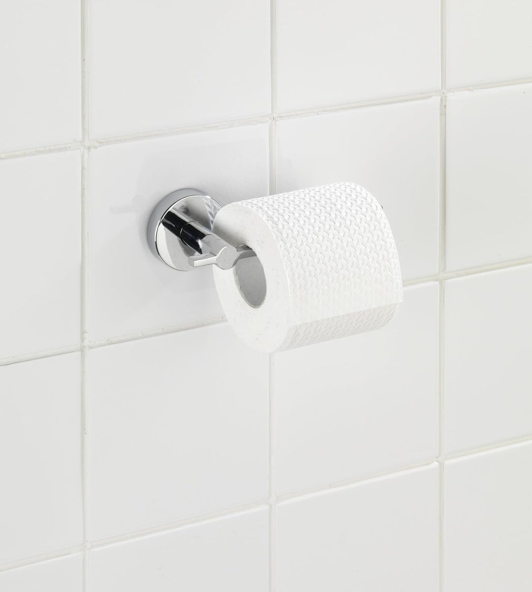 WENKO Vacuum-Loc® Toilettenpapierrollenhalter Capri, hochwertiger Toilettenpapierspender zur Wandmon