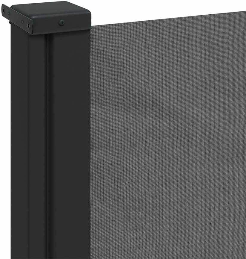 vidaXL Ausziehbare Seitenmarkise Anthrazit 120x500 cm 120 x 500 cm Anthrazit, 120 x 500 cm Anthrazit