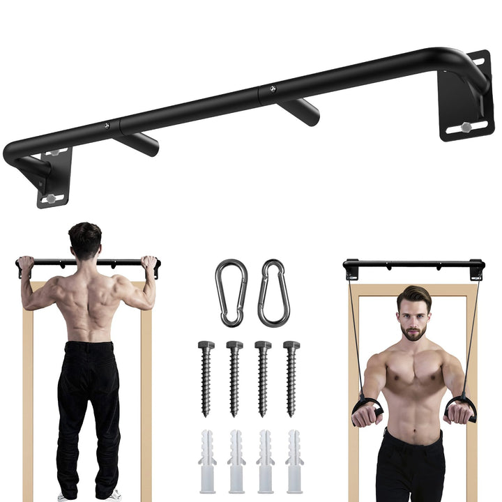 Fitarc Wall Mount Pull Up Bar, Joist Mount Chin Up Bar, Robuste Klimmzugstange zur Wandmontage, Klim