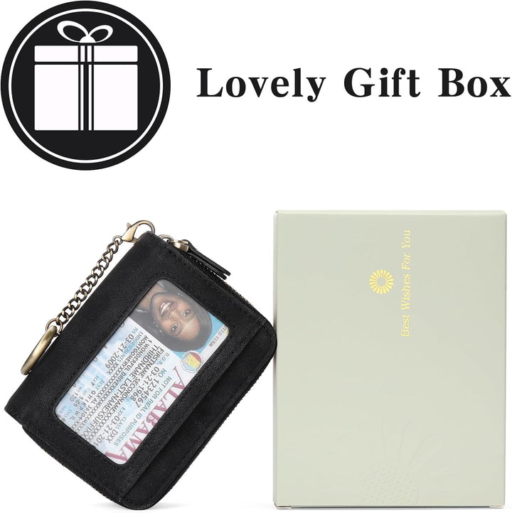 GAEKEAO Geldbörse Damen Kreditkartenetui Damen Geldbörse Damen Klein Portemonnaie Damen RFID-Blockie