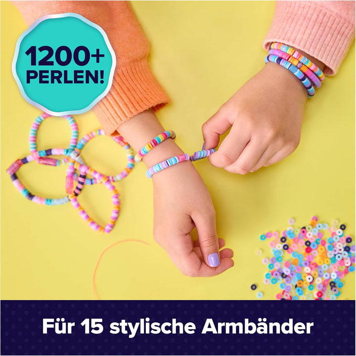 Cool MAKER Stack'd Heishi Armband Studio - mit 1200+ Perlen und Zubehör für 15 stylische Armbänder,