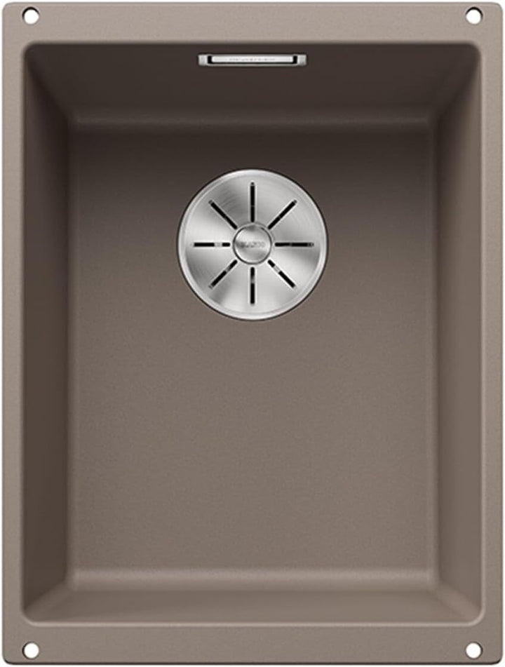 BLANCO SUBLINE 320-U | SILGRANIT tartufo | Einbauart: Unterbau | ohne Ablauffernbedienung | 40er Unt