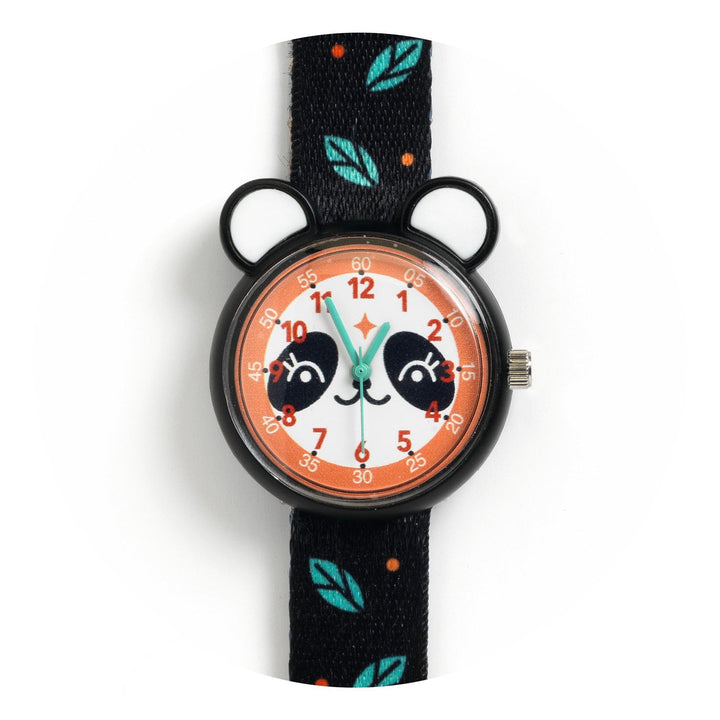 DJECO LBR Panda 50428 Lernuhren, Mehrfarbig