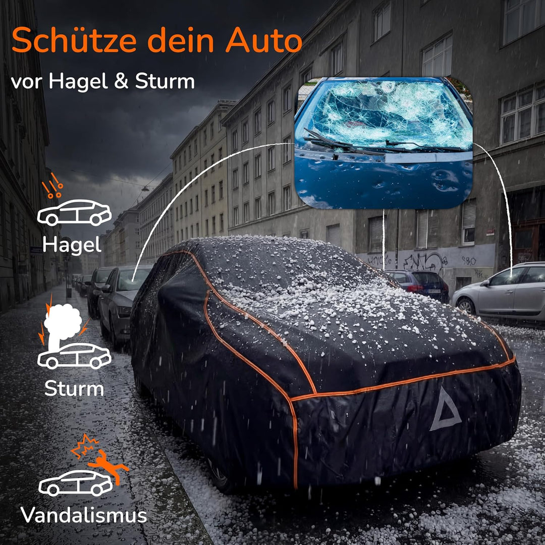 Upgrade4cars Auto Hagelschutzplane | Auto Abdeckplane für alle Jahreszeiten | Autoabdeckung Universa