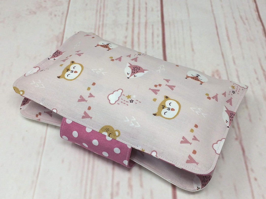 LITTLE BABY BEAR rosa Zauberhafte Windeltasche mit vielen Fächern mit Wunschnamen