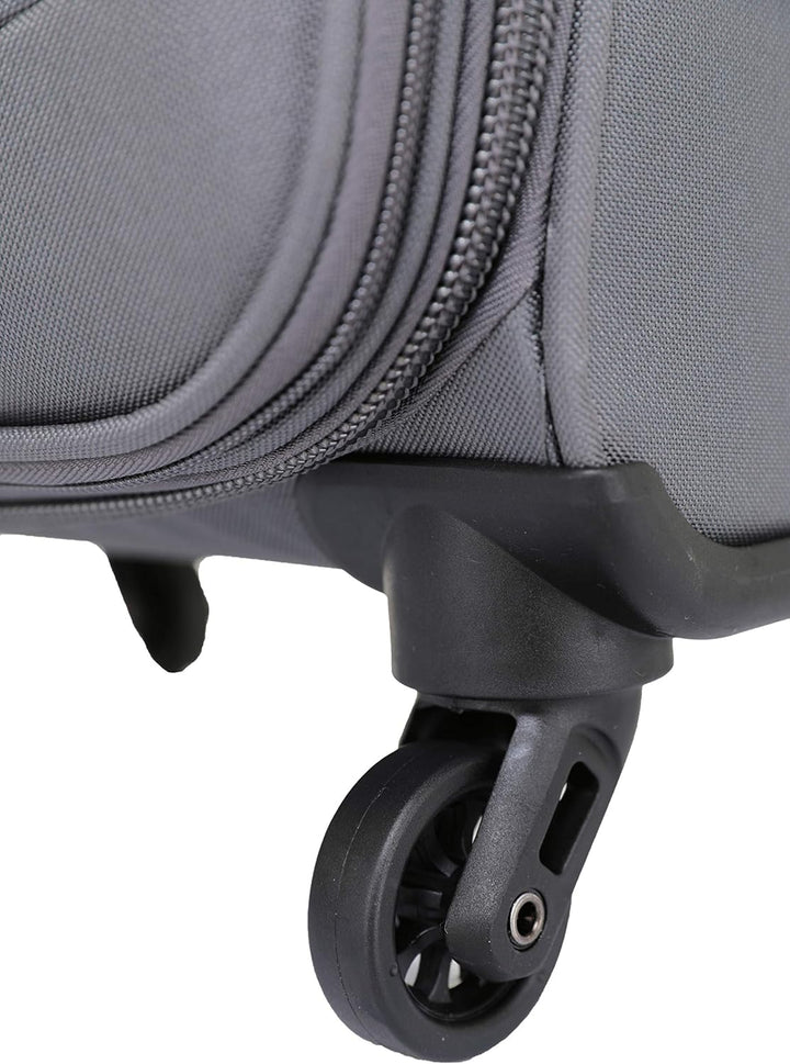 BEIBYE 4 Rollen Reisekoffer 3tlg.Stoffkoffer Handgepäck Kindergepäck Gepäck Koffer Trolley Set-XL-L-