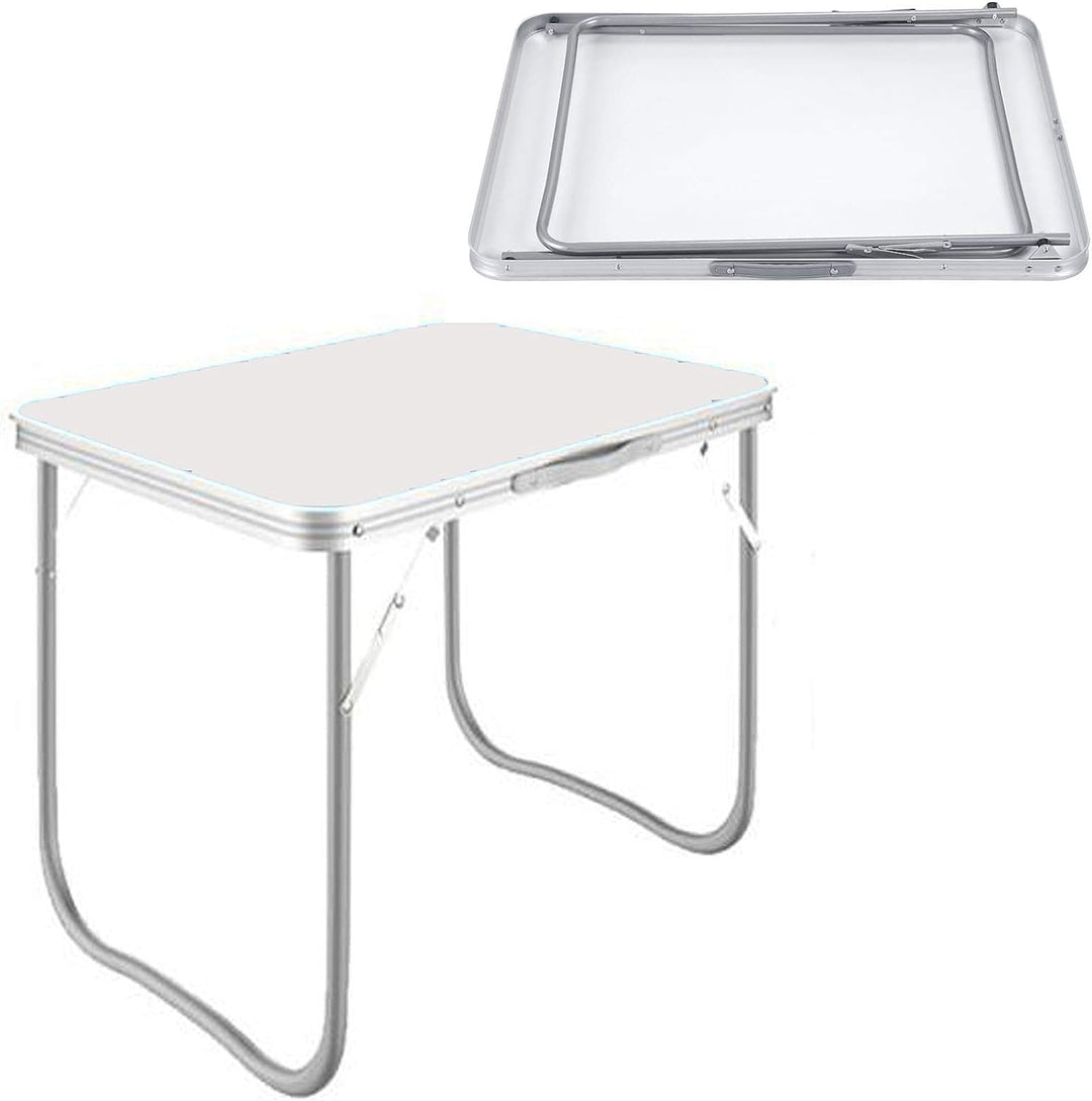 Stahl-Camping-Tisch Klapptisch Leichter tragbarer Gartentisch für Picknick, Angeln, Grill, Strand, P