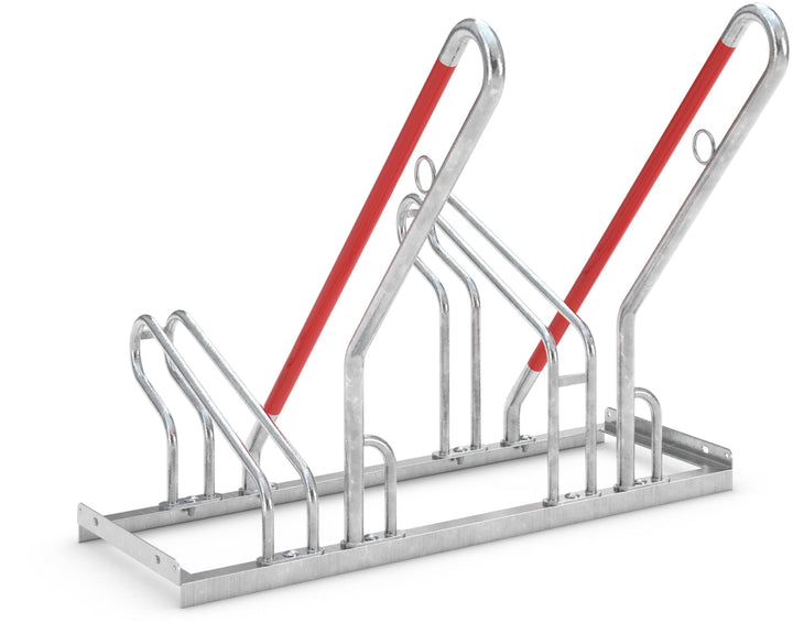 Anlehnparker 2502 XBF | Fahrradständer einseitig | für 2 extra breite Fahrräder | erweiterbar | Abwe