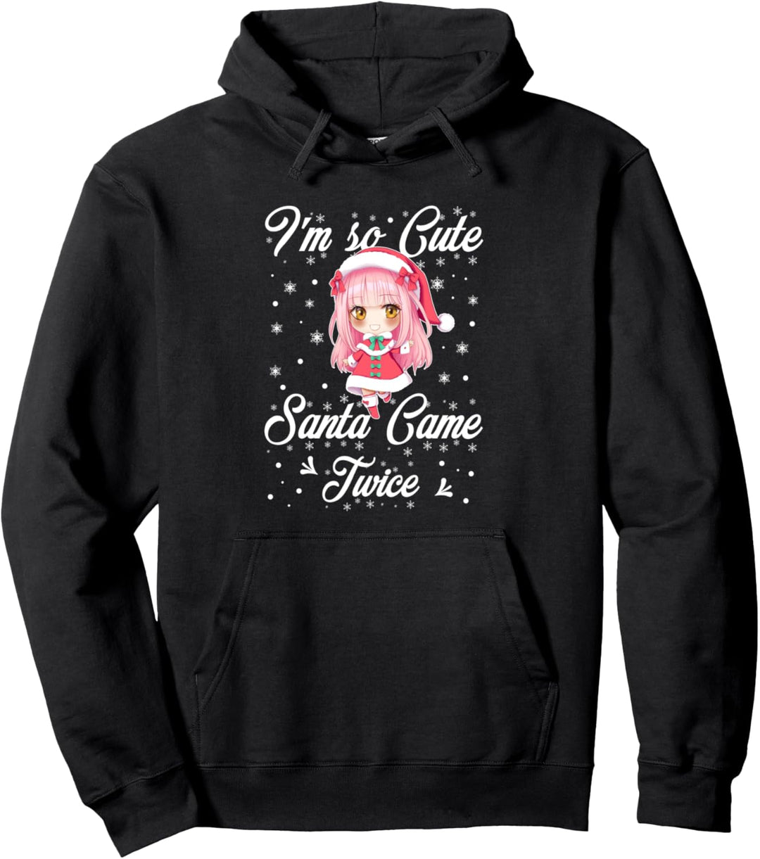Chibi Weihnachten Rentier Geschenk Für Anime Fan Girl Pullover Hoodie