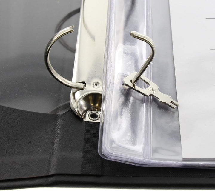 goldbuch 54958 Dokumentenmappe, Mappe für DIN A4 Unterlagen, Ringbuchmappe inklusive 5 Sichthüllen,