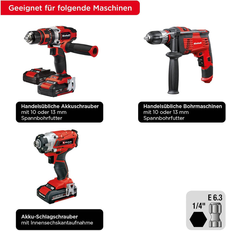 kwb 3-S Japan Schlangenbohrer ø 32 mm, 235 mm aus blankgeschliffenem CV-Stahl mit superscharfem Spit