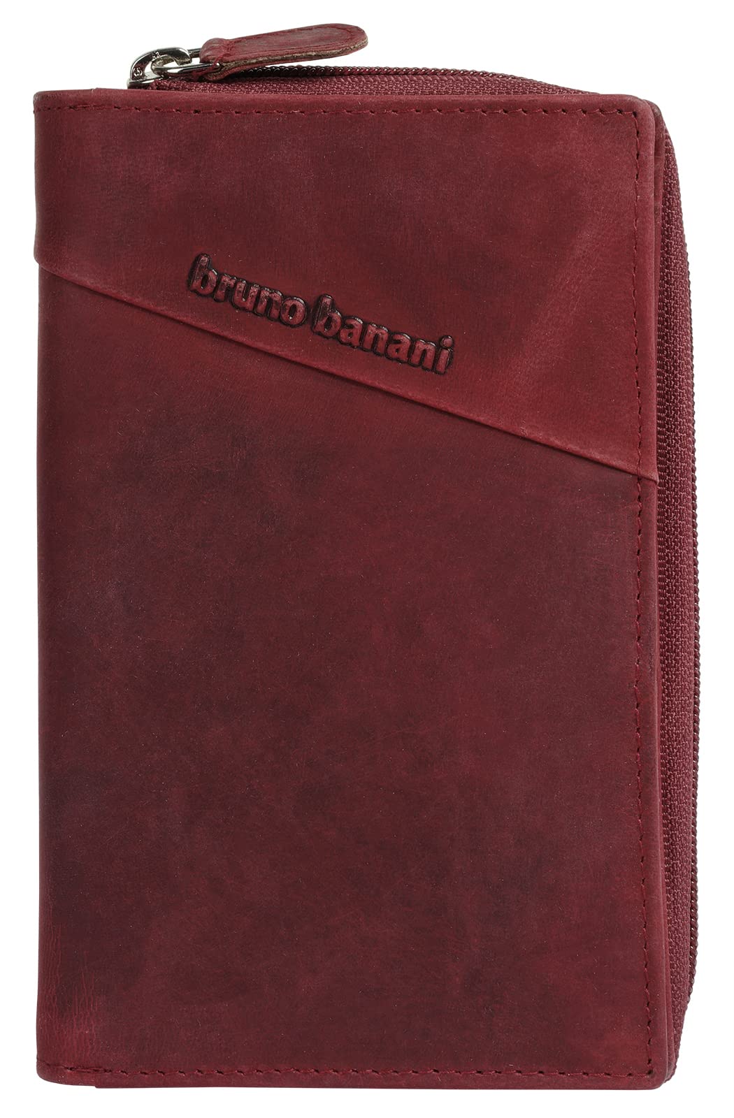 bruno banani Geldbörse Echt Leder rot Damen - 021337, Rot
