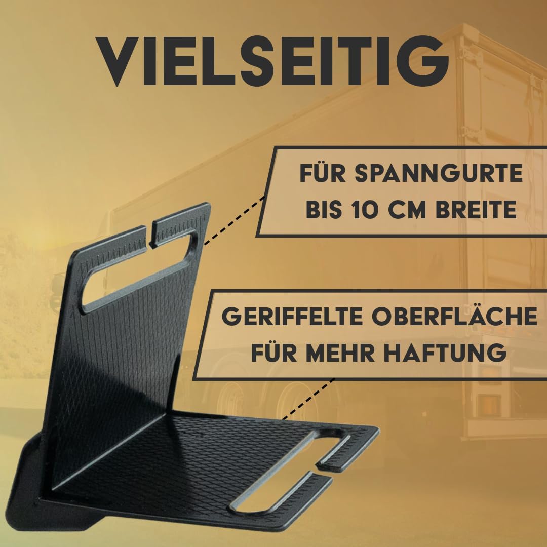 Kantenschutz Spanngurte 12er Set für Gurte von 2,5-10cm Breite, Kantenschoner Zurrgurt, Kantenschutz