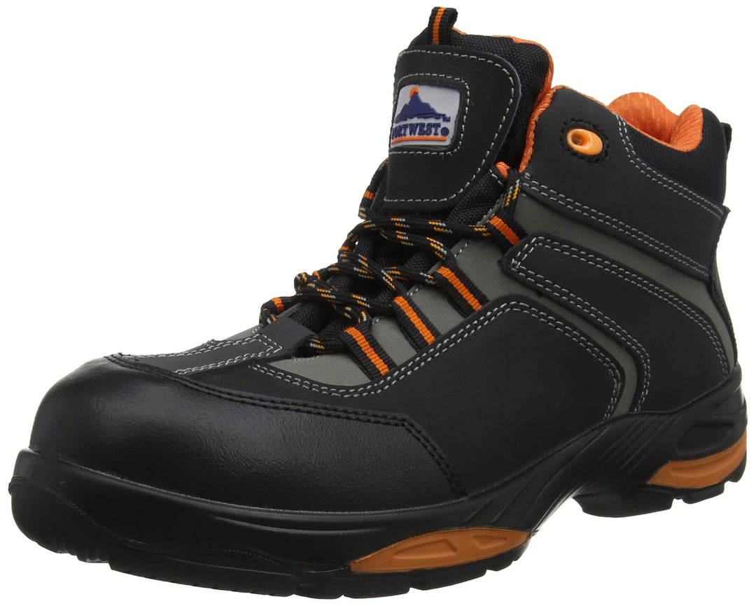 Portwest Portwest Compositelite Sicherheitsstiefel Operis S3 HRO, Grösse: 43, Farbe: Schwarz, FC60BK
