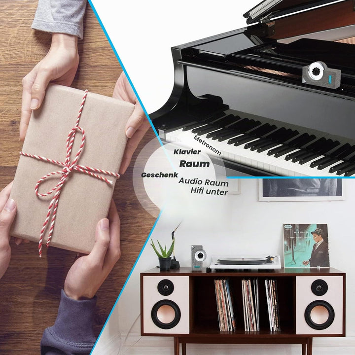 Sovenomund Dancing Ferrofluid with Music Rhythm, Ferrofluid Speaker Music Mate/Sound Partner, Ferrof
