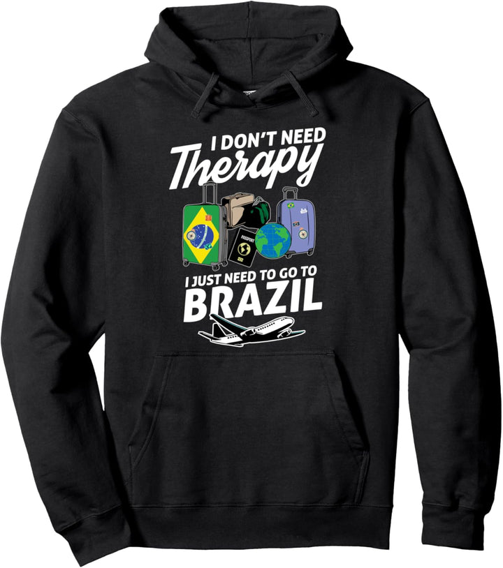 Brasilianische Flagge I Brasilien Flagge I Urlaub Brasilien Pullover Hoodie